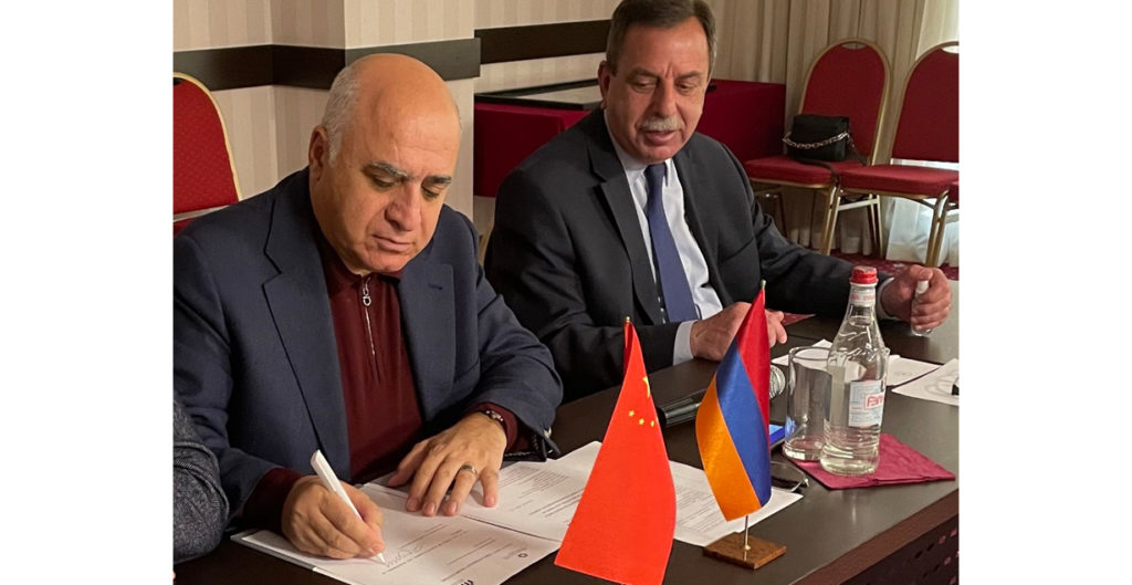 Նոր համաձայնագիրը կնպաստի հայ-չինական տնտեսական համագործակցության ընդլայնմանը