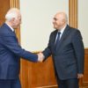 Նախագահ Վահագն Խաչատուրյանը հանդիպել է Հայաստանի արդյունաբերողների և գործարարների միության նախագահ Արսեն Ղազարյանի հետ