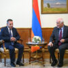 Նախագահ Վահագն Խաչատուրյանն ընդունել է Հայաստանի արդյունաբերողների և գործարարների միության փոխնախագահ Ներսես Կարամանուկյանին